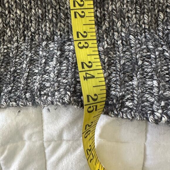 THEORY Womens Sweater Small Gray Slouchy Parkland Pullover Wool Blend Casual - Picture 10 of 12